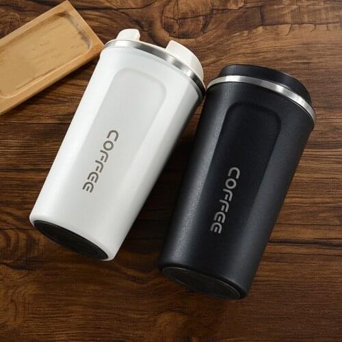 380ml/510ml Stainless Steel Coffee Thermos Mug Portable Car Vacuum Flasks Travel Thermal Water Bottle Tumbler Insulated Bottle