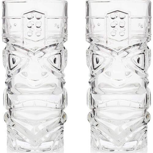 Free Shipping Premium 15oz (450ml) Tiki Glass Juice Glass Sturdy Tall Tiki Glass