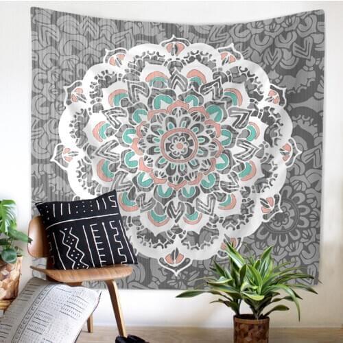Bohemian Carpet Mandragora tapestry Printed Nations Wind Wall Hanging Living Room Decor Functional Sofa Cover Blanket Ornaments