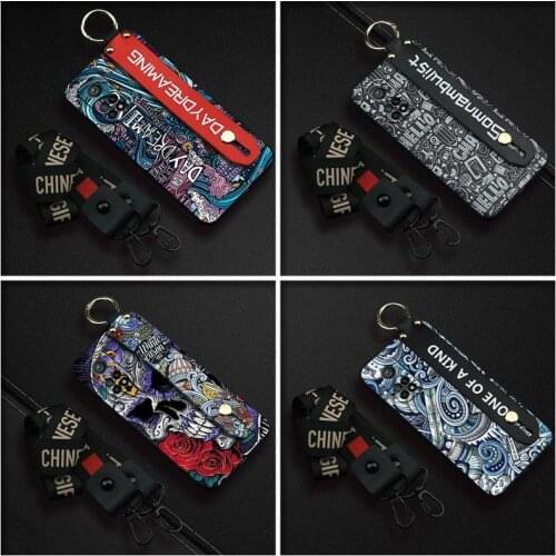 Kickstand Wristband Phone Case For Xiaomi 10T 5G/10T Pro/Redmi K30S/K30S Ultra For Woman Lanyard New Arrival
