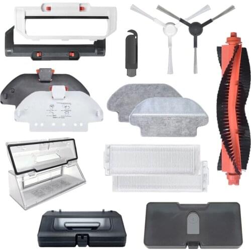 For Xiaomi Mijia Mop Pro STYTJ02YM/VIOMI V2 PRO/V3 Parts Robot Vacuum Cleaner Main/Side Brush Hepa Filter Mop Cloth Accessories