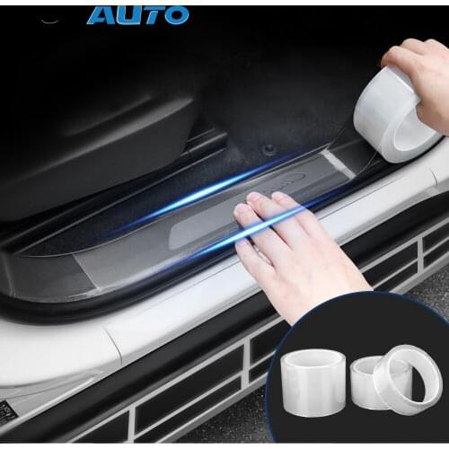 FORAUTO Anti-scratch Wrap Sticker Car Trunk Door Sill Sticker Universal Door Scratch Protector Car Door Edges Guard Car-styling