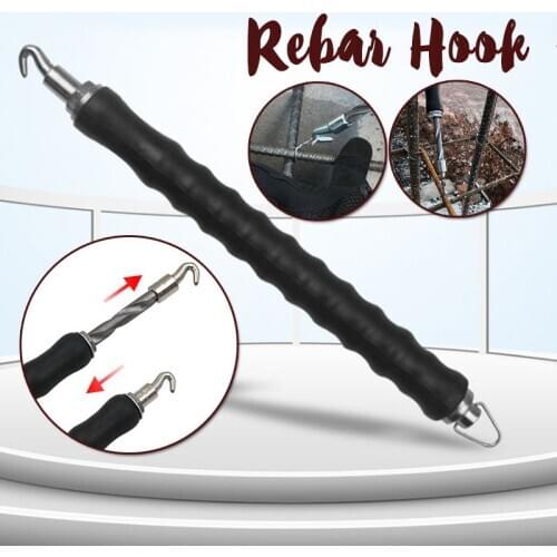 Rebar Wire Twister Semi-automatic Retractable Hook Reinforcement Tying Tool Rebar tier construction site winding tool