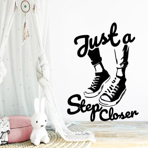Creative Just a step closer Decorative Sticker Waterproof Home Decor Living Room Children Room Vinyl Art Decal