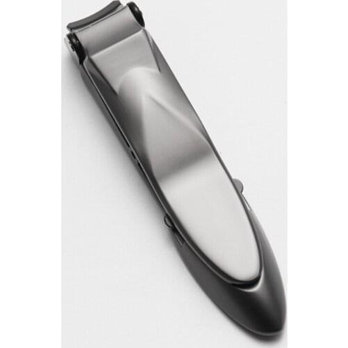 Splash Proof Nail Clipper with Built-in Nail Debris Catcher Stainless Steel Nail Clippers for Fingernail Toenail SANA889