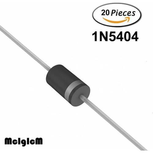 MCIGICM 20pcs Rectifier Diode 3A 400V DO-27 1N5404