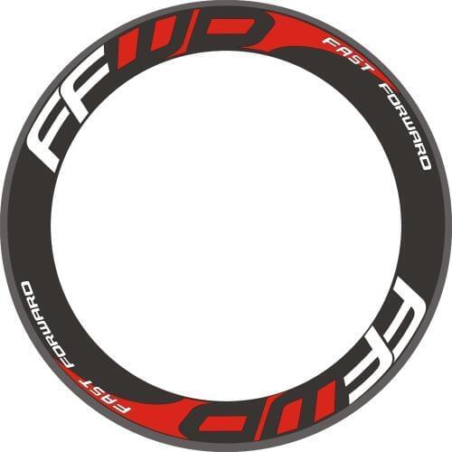 FF Wheel Stickers Rims Decals Waterproof Sticker Reflective For FFWD 40/45/50/55/60mm Bicycle Bike Cycle TWO WHEELS
