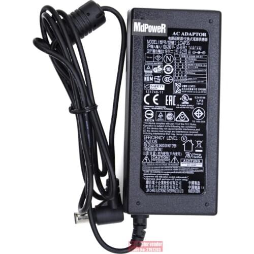 Original new FOR LG LCD monitor LED TV 19V 2.53A LCAP35 AC adapter Power supply Charger cord