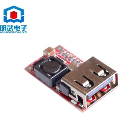 USB Charger Step Down Module DC-DC Step Down Converter Car Power Supply Module Efficiency Buck Module 6-24V 24V 12V To 5V 3A