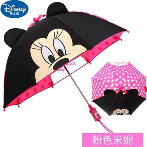 Portable Foldable kids Umbrella boy girl Children mickey Minnie Parasol Windproof Rain Umbrella Easy Opening Folding gifts