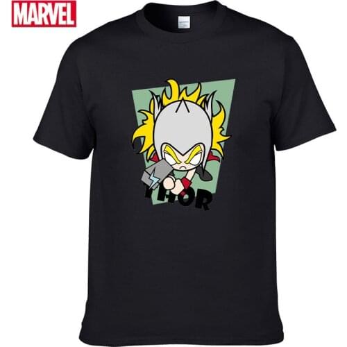 Marvel The Avengers Thor T-shirt Comfortable Breathable 100% cotton Fashion clothes for teens Tops Man summer clothes #144