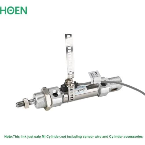 MI Series Mini Stainless Steel Air pneumatic cylinder Air Tool MI12*125 MI12-150 MI16-150 MI16-250 MI20-125 MI20-150 For Machine