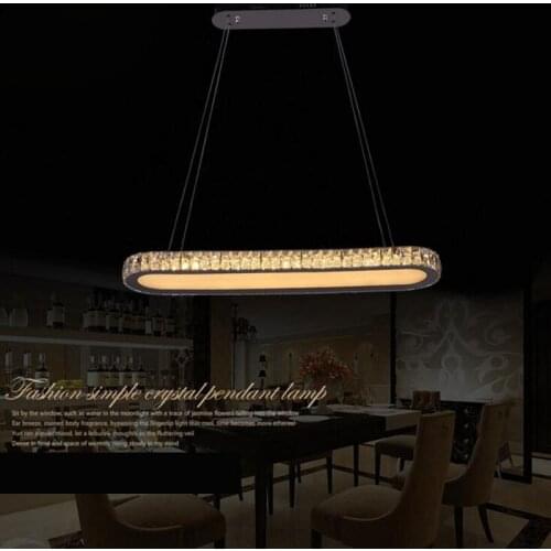 Modern minimalist led ceiling lamp living room lamps stainless steel wire cut restaurant study led crystal chandeliers lamps