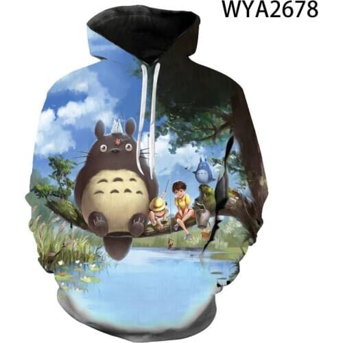 Totoro Studio Ghibli Cute Anime Funny Cartoon Hoodies Women Harajuku Ullzang Kawaii Graphic Sweatshirt Winter Warm Hoody Female