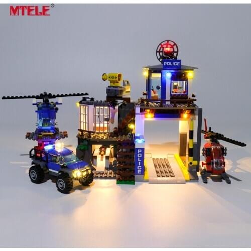 MTELE Brand LED Light Up Kit For 60174 City Series Mountain Police Headquarters