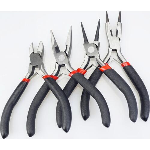 1 Piece Four Different Stainless Steel Needle Nose Pliers Jewelry Making Hand Tool