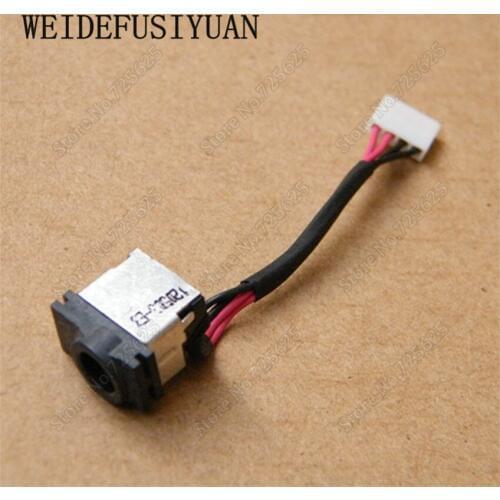 10pcs New Laptop DC Power Jack with cable for Samsung Q470 Q470C Q470H 500P4C NP500P4C Q468C DC in cable