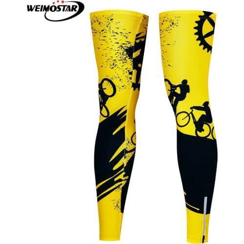 2019 Cycling Leg Warmers Anti-Slip Keep Warm Windproof Mtb Outdoor Riding Protect Bicycle Legs Cover Sports Bike Warmer