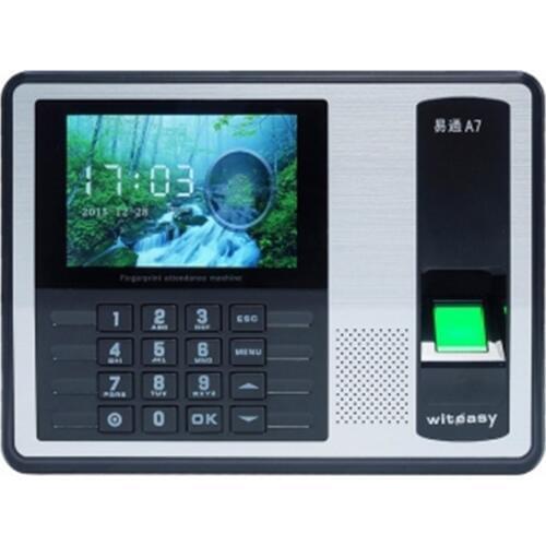 .4 Inch TFT Monitor 1000 User Fingerprint/Password Time Attendance A7