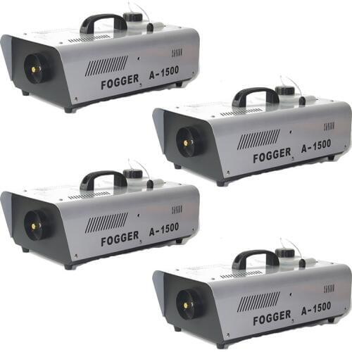 4pcs/lot 1500W Smoke Machine entertainment Dj Fog Machine Pyro Vertical Fogger Machine Remote or Wire Control Stage Fog Machine
