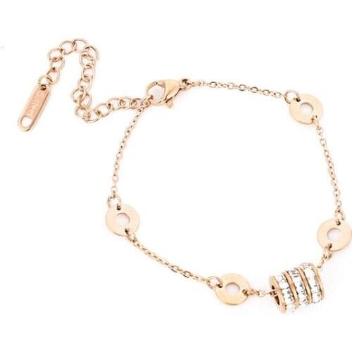 Stainless Small waist Bracelet Chain Bracelet Girlfriend Ladies Girls Wife Lover Valentines Day Present