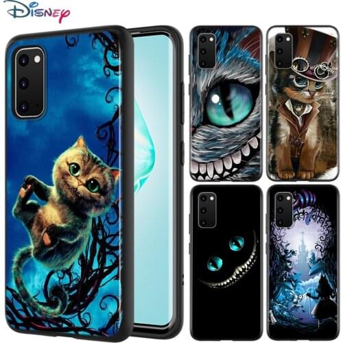 Alice in Wonderland Cat For Samsung Galaxy A01 A11 A12 A21 A21S A31 A41 A42 A51 A71 A32 A52 A72 A02S Soft Phone Case