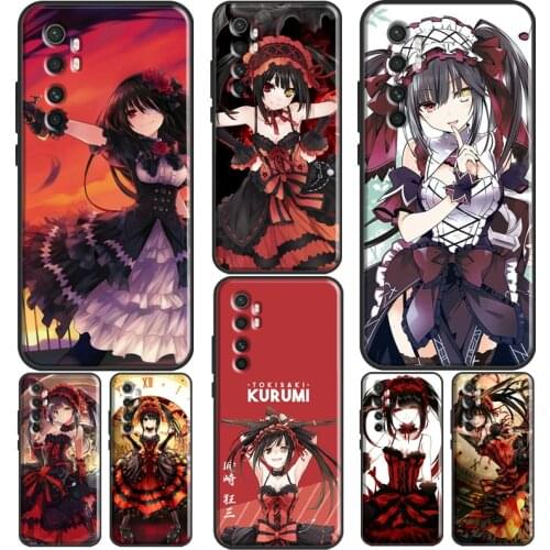 Kurumi Tokisaki Date A Live For POCO X3 Pro M3 F2 F3 Case For Xiaomi Mi 11 Ultra 9T 10T Pro A3 Mi Note 10 Lite Cover