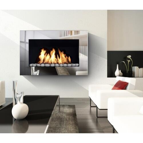 Inno living fire 36 inch 90cm Zwave smart home control bioethanol fireplace