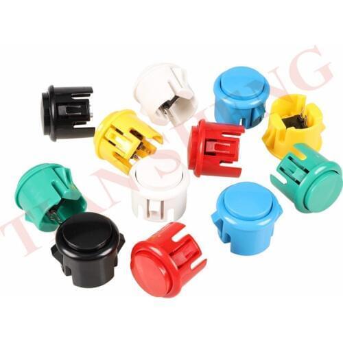10Pcs/Lot 30mm SANWA Type Push Button Jamma Arcade Switch Buttons High Quality Durable Game Machine Push Button