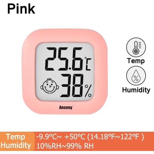 1Pcs Mini Indoor Thermometer LCD Digital Temperature Room Hygrometer Gauge Sensor Humidity Meter Indoor Thermometer Temperature1