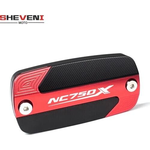Motorcycle CNC Aluminum red Front Brake Fluid Reservoir Cover Cap For HONDA NC750X NC750 X NC 750X 2015 2016 2017 2018 2019