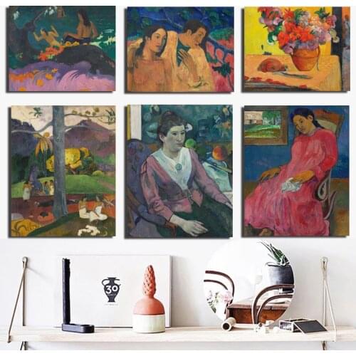 Best Wallpaper Paul Gauguin Wall Art Canvas Painting Posters Prints Modern Painting Wall Picture For Living Room Home Decoration