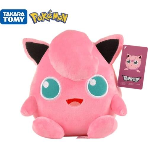 Genuine 25cm Pokémon Jigglypuff プリン plush toy cute cartoon Pikachu Charmander plush doll big doll pillow rag doll childrens gift