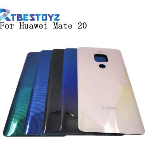 Original 3D Glass For Huawei Mate 20 Mate20 Glass Back Battery Cover Housing Case Rear Rear Door