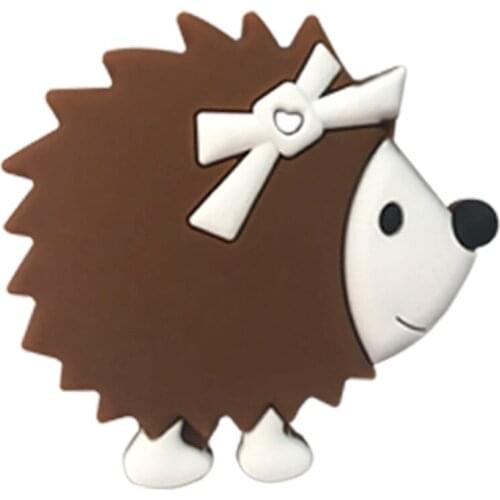 Food Grade Silicone Teether For Babies Animal Cartoon Baby Teething Toys Infant Teething Necklace DIY Pacifier Chain Accessories