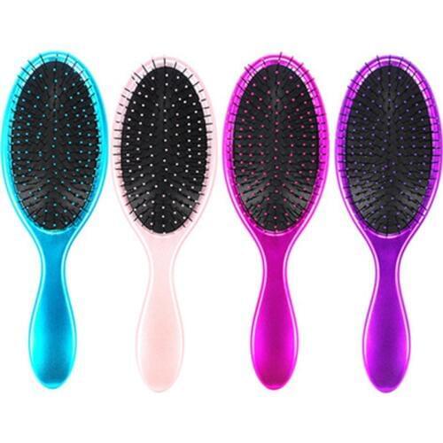 Hair Brush Hair Scalp Massage Comb Bristle Nylon Women Wet Detangle Curly Hair Brush Salon Hairdressing Styling Curly Hair Comb