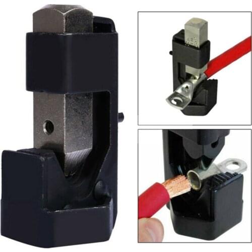 Electrician Wire Terminal Battery Crimping Plier Spring Loaded Welding Lug Tool Auto Home Durable Cable Hammer