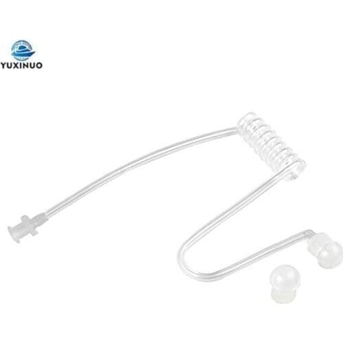 Replacement Transparent Coil Acoustic Air Tube Earplug For Universal Motorola Baofeng Kenwood Radio Earpiece Headset Repair Tool