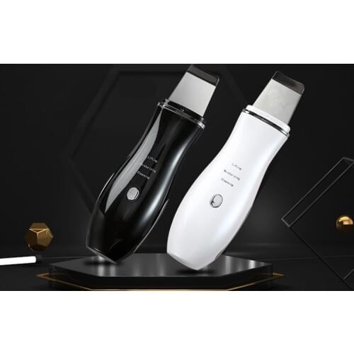 Ultrasonic Skin Scrubber Face Deep Cleaning Machine Facial Pore Cleaner Peeling Cavitation Face Lifting Device Beauty Care BK