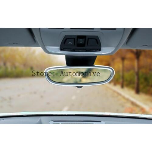 1pc ABS Chrome Inner Rearview Mirror Cover Trim For BMW X1 F48 2016-2017 1 Series F20 2011-2015 Car Accessories