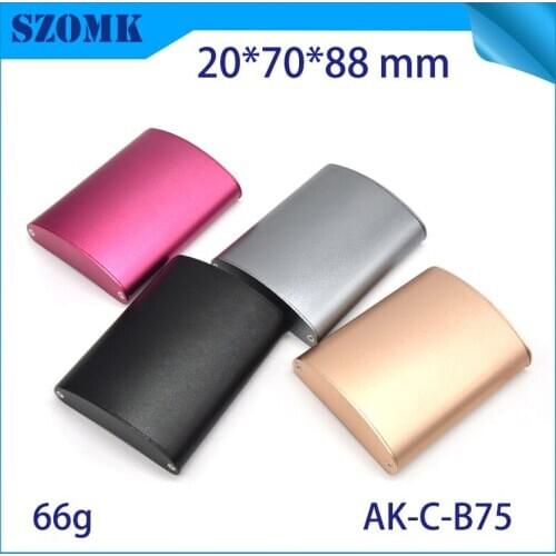 One piece SZOMK customized extrusion Chinese manufacture electronic pcb metal box diy extrusion aluminum junction box case