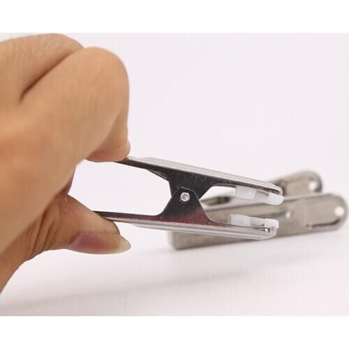 10pcs Multipurpose Stainless Steel Clips Holder Underwear Clips Clothing Clips Clothing Clamps Sealing Clip Household Clothespin