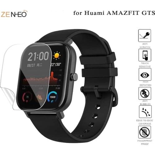 1/3pcs Full Cover HD Frosted Screen Protector For Huami Amazfit GTS Protective Film Smart Watch Films For Amazfit GTS watch