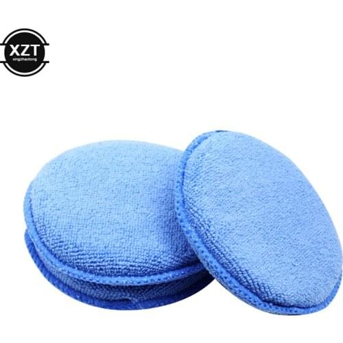 5pcs Clean Buffer Car Cleaning Soft Vehicle Accessories Foam Applicator Car Wax Sponge Dust Remove Auto Care Polishing Pad