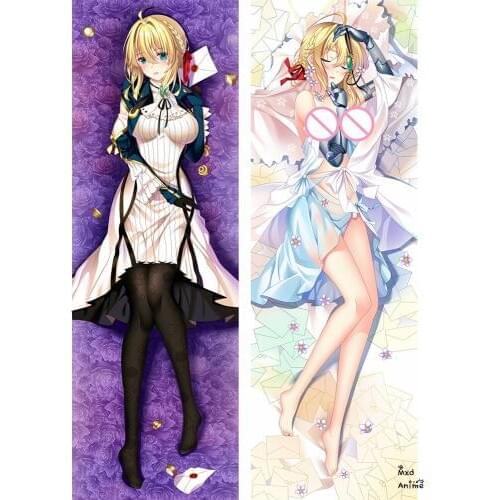 Anime Violet Evergarden characters sexy girl Violet & Cattleya Baudelaire otaku Dakimakura pillow cover hugging Body pillowcase