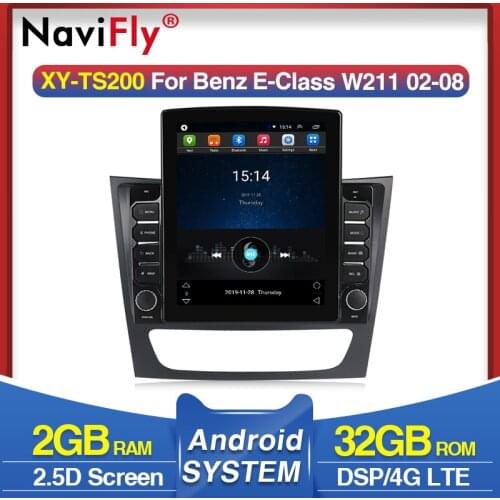 4G LTE 9.7” Android car radio For Mercedes Benz E-class W211 E200 E220 E300 E350 E240 E270 E280 W219 2DIN auto audio navigation