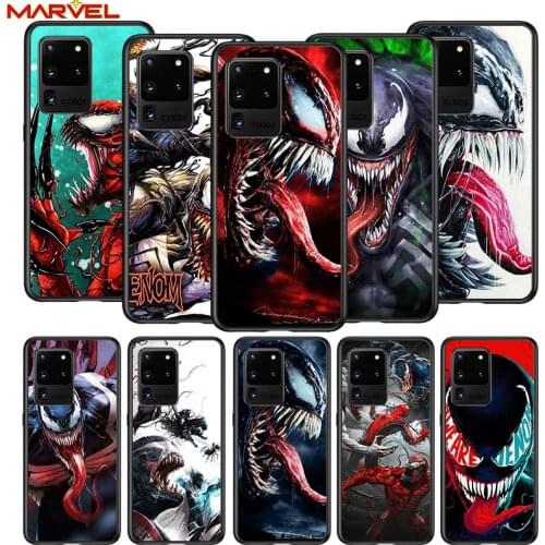 Venom Marvel cool for Samsung S20 FE Ultra Plus A91 A81 A71 A51 A41 A31 A21S A72 A52 A42 A02S Soft Black Phone Case