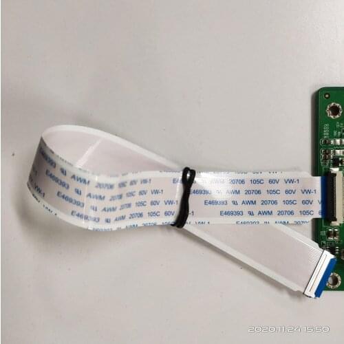 FFC Flexible eDP Cable 30 Pin for 10'' 14.1''15.6'' 17'' eDP Screen 0.5mm line