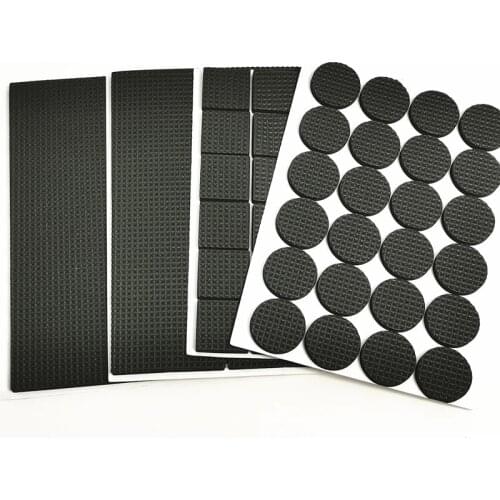 10PCs Self Adhesive Furniture Leg Feet Rug Felt Pads Anti Slip Mat Bumper Damper For Chair Table Protector Hardware Accessories