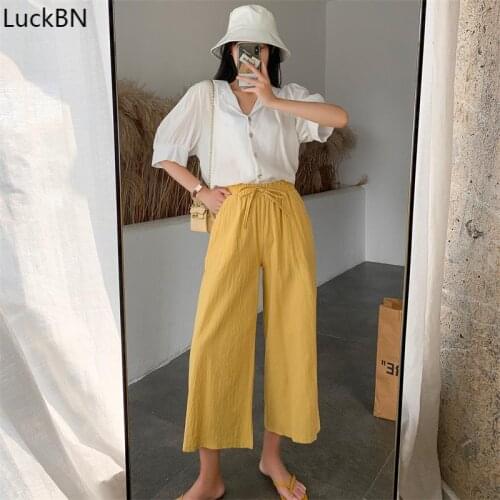 LuckBN Womens Summer Pants
